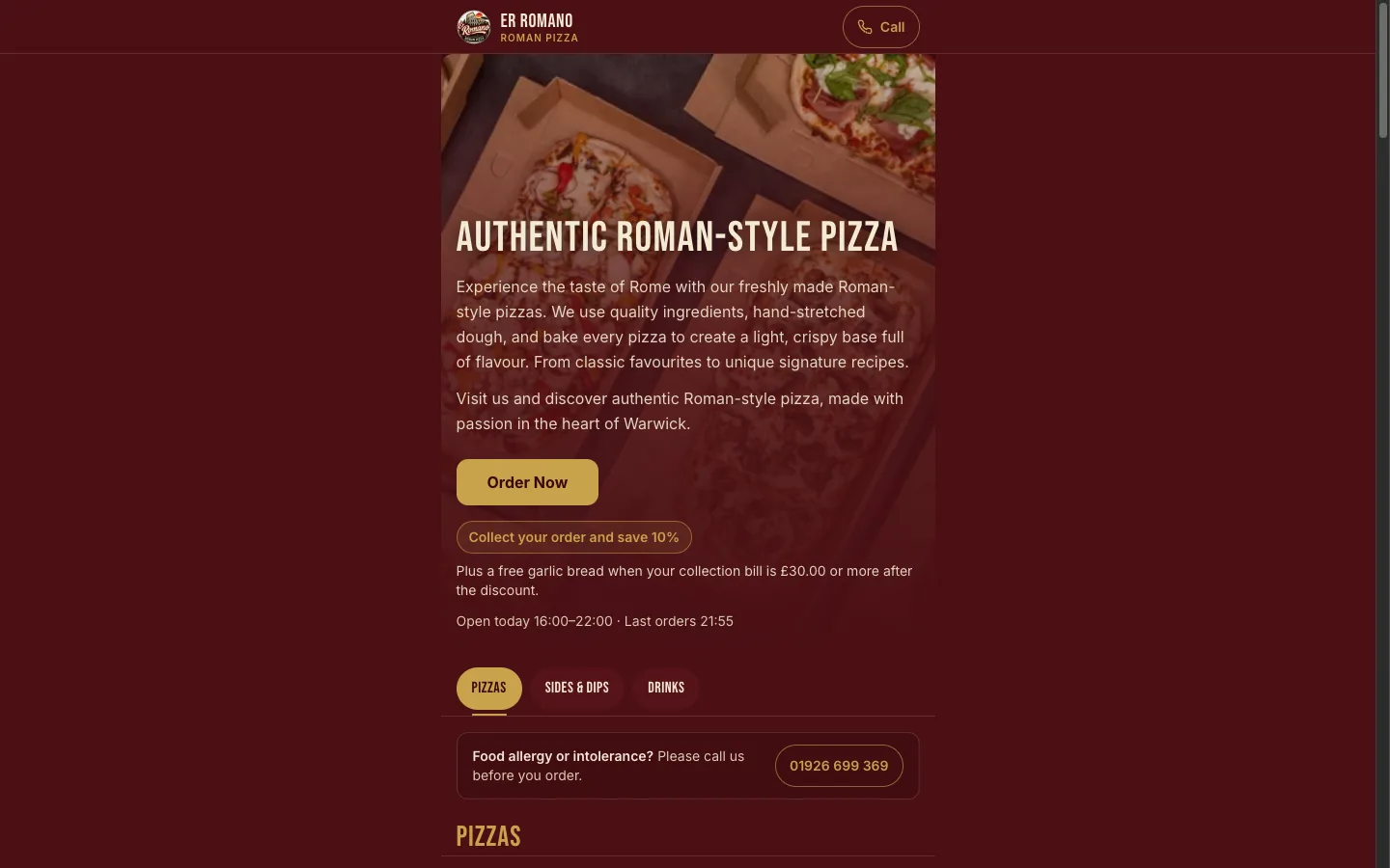 Er Romano website
