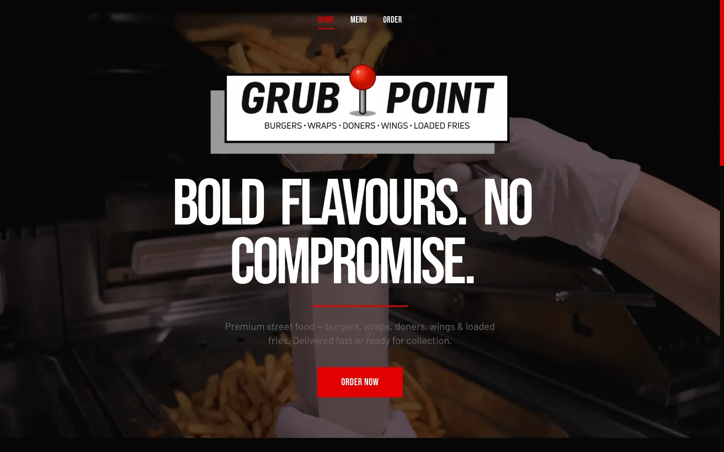 Grub Point website